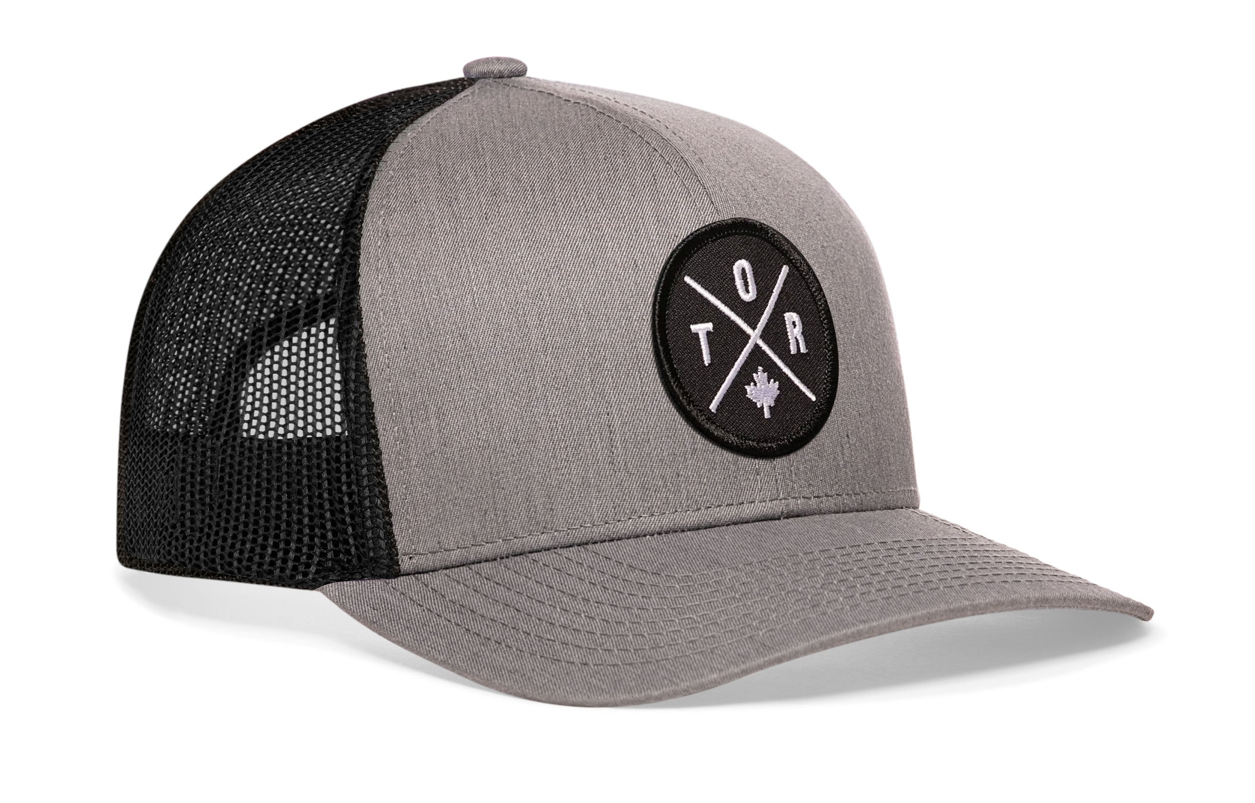 Toronto Trucker Hat  |  Gray-Black TOR X Snapback