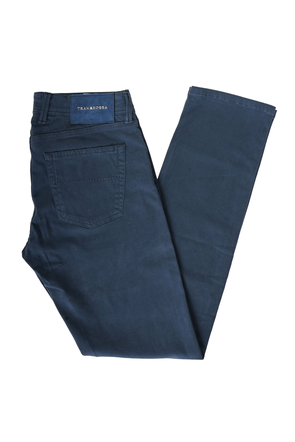 Tramarossa Michelangelo Zip Solid Cotton-Modal Trousers