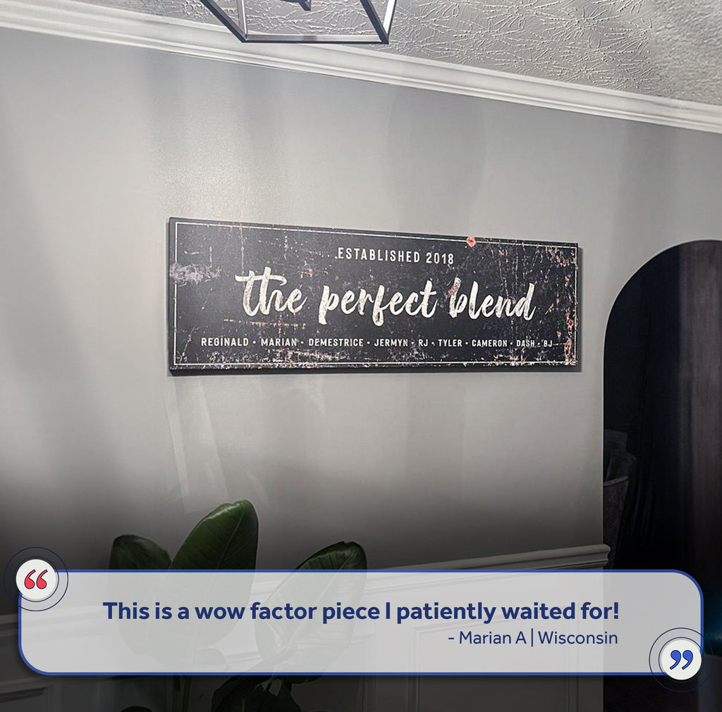 The Perfect Blend Sign III