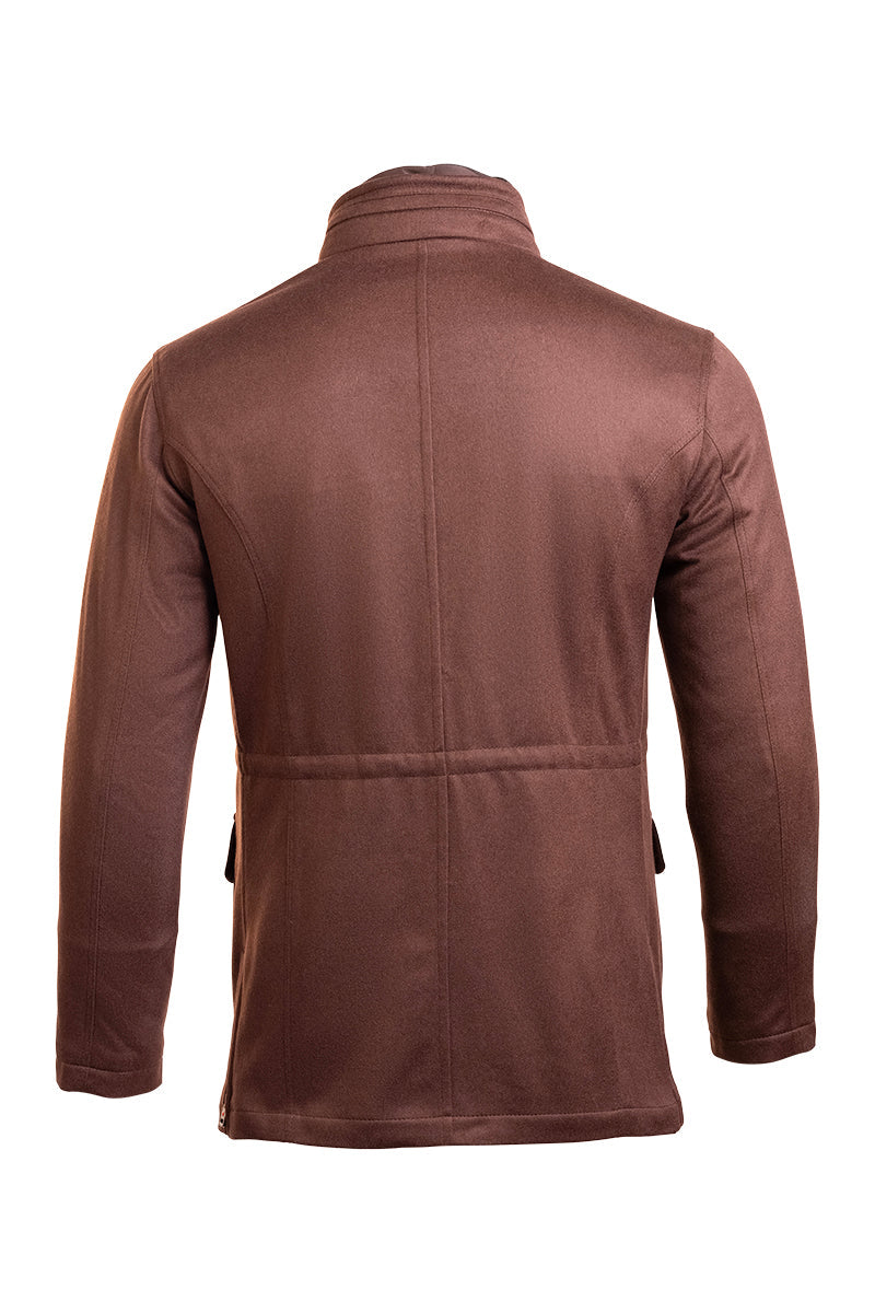 Kired by Kiton KONE Cashmere-Mink Fur Overcoat