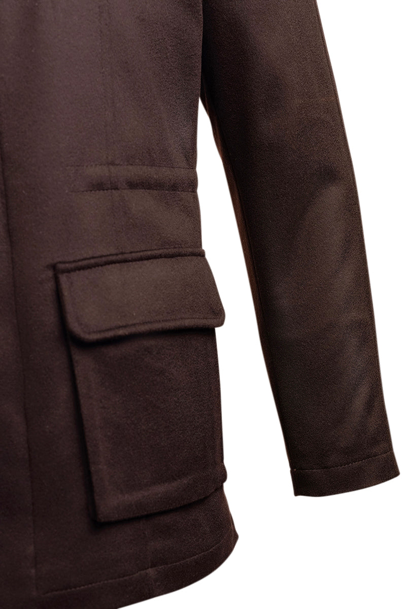 Kired by Kiton KONE Cashmere-Mink Fur Overcoat