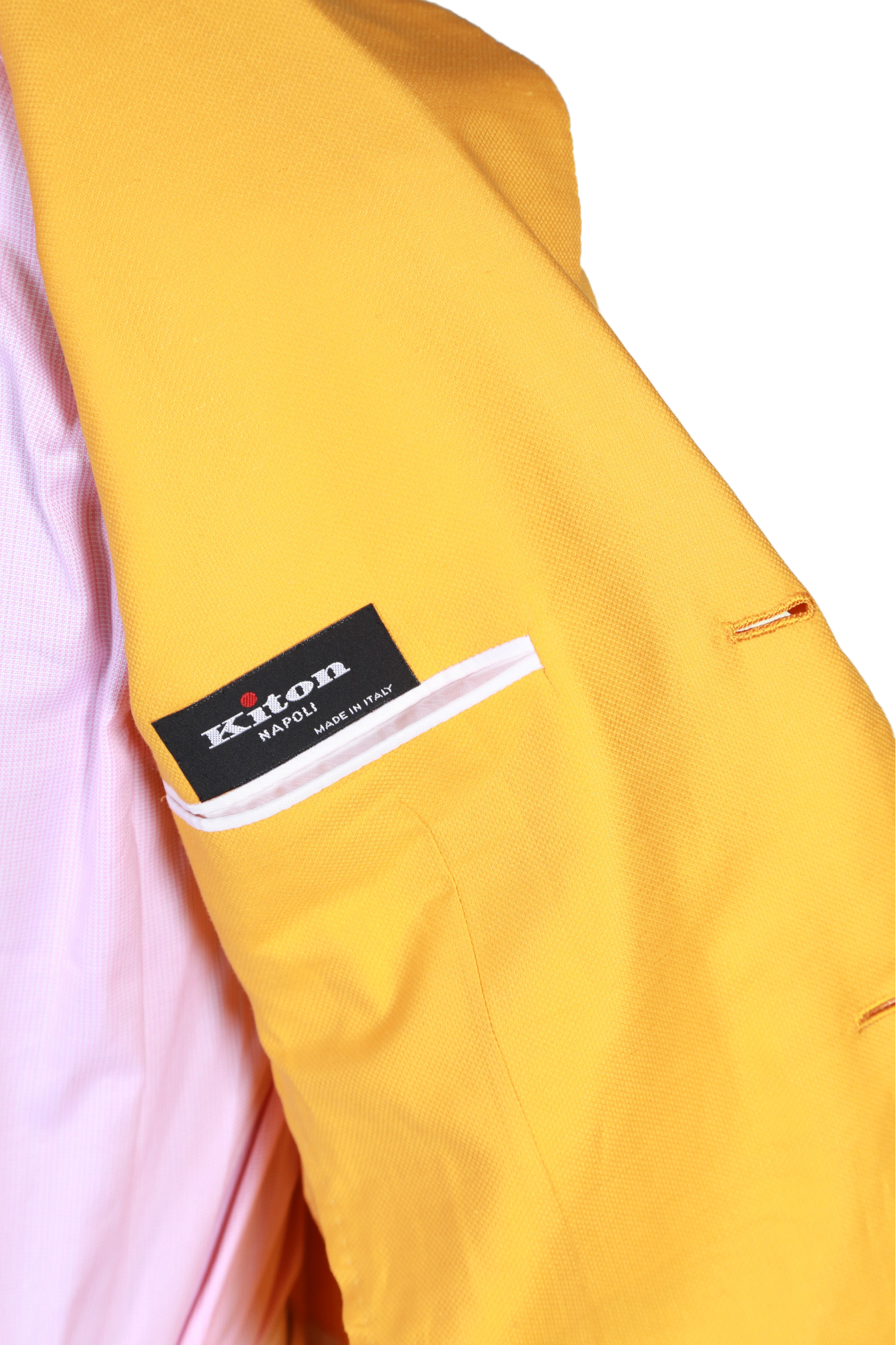 Kiton Birdseye Cotton-Linen Sport Jacket