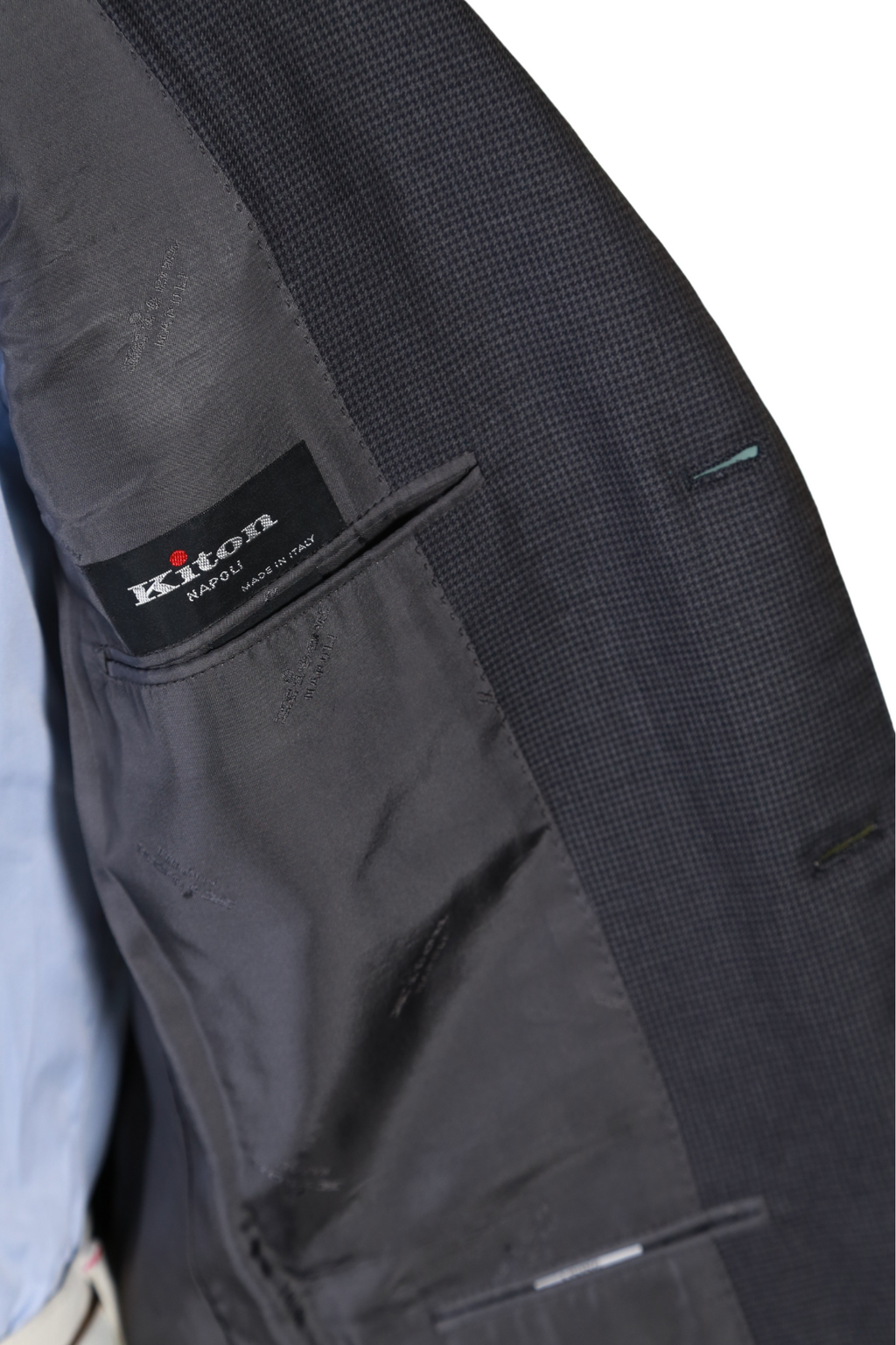 Kiton Solid Wool Sport Jacket