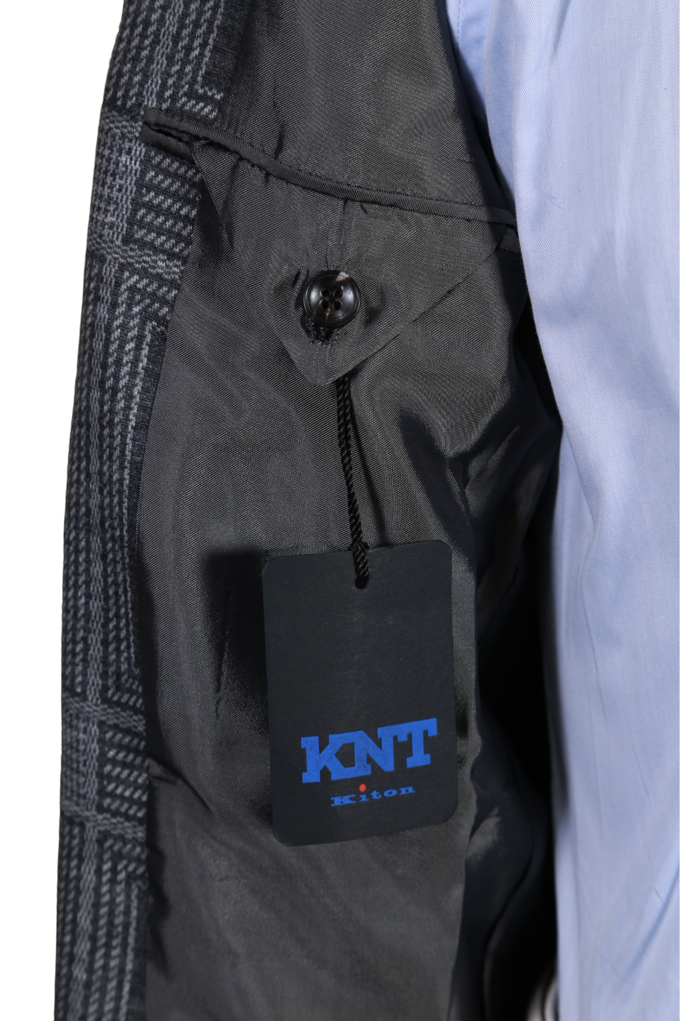 KNT by Kiton Checked Cashmere-Cotton Sport Jacket