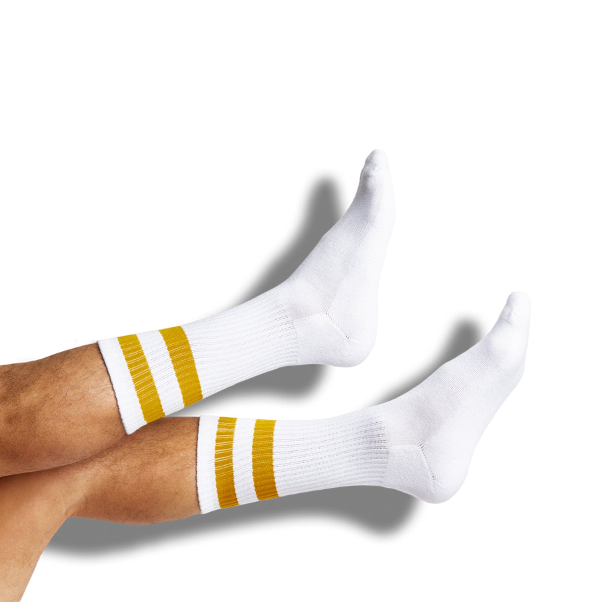 Gold Retro Casual Socks