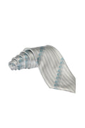 Zilli Art Deco Linear Swirl Silk Tie
