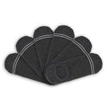 Charcoal Cotton No Show - 6 Pack