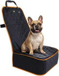 Front Dog Car Seat Cover for SUV, Trucks, Sedans. Waterproof Car Seat Covers for Dogs Front Seats Only. Car Seat Protector for Dogs - Orange