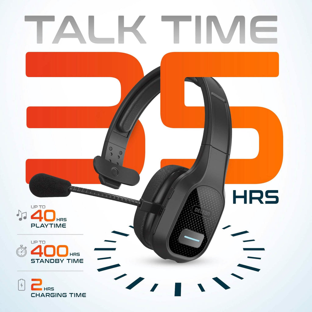 Delton 20X Wireless Computer Headset with USB Dongle Bluetooth Headphone