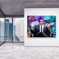 Every Boss Started As A Worker Canvas Wall Art, Mad Men Don Draper Quote, Motivational Decor