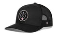 Chicago Trucker Hat  |  Silver CHI X Baseball Snapback