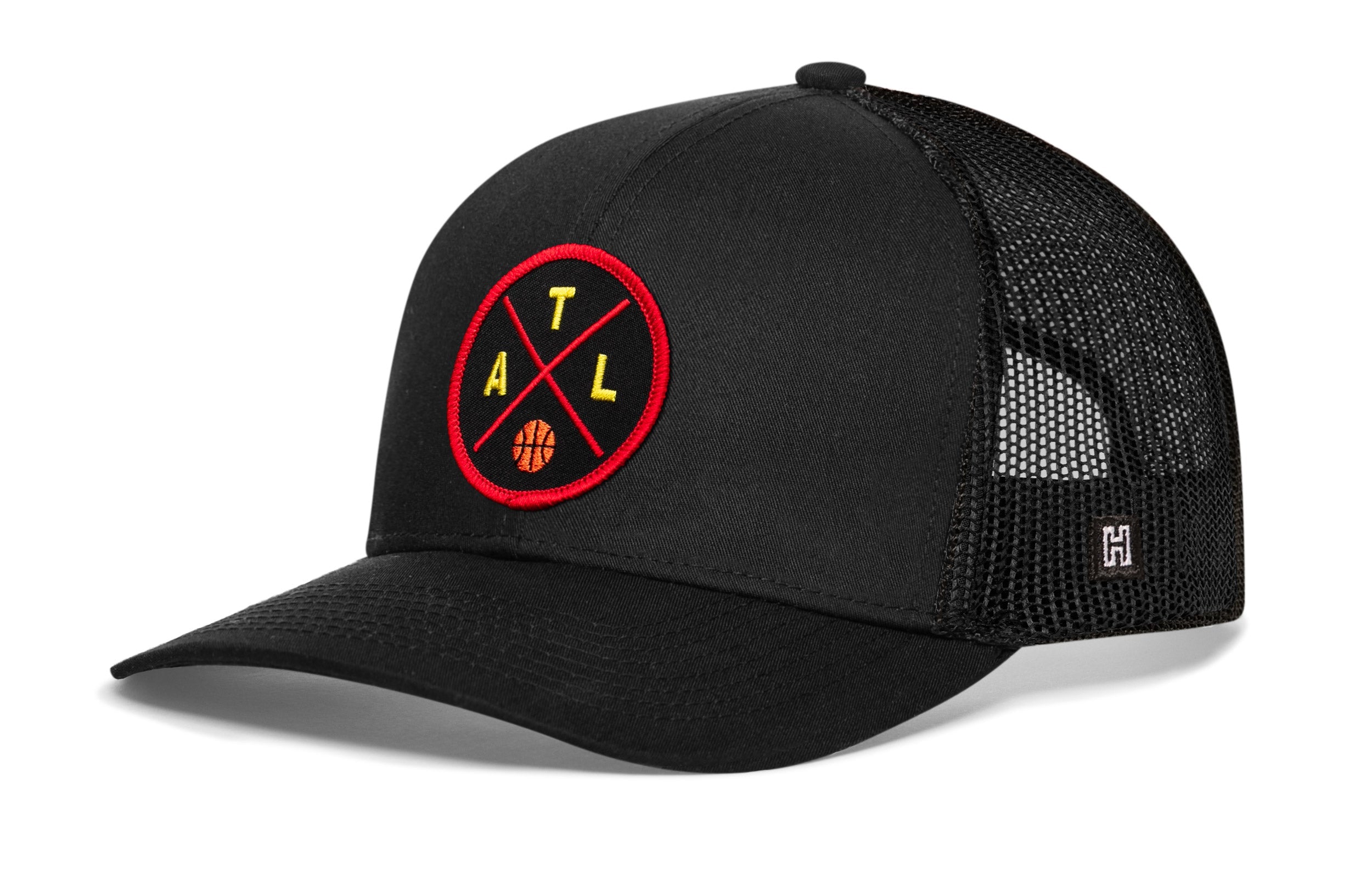 Atlanta Trucker Hat  |  ATL X Basketball Snapback