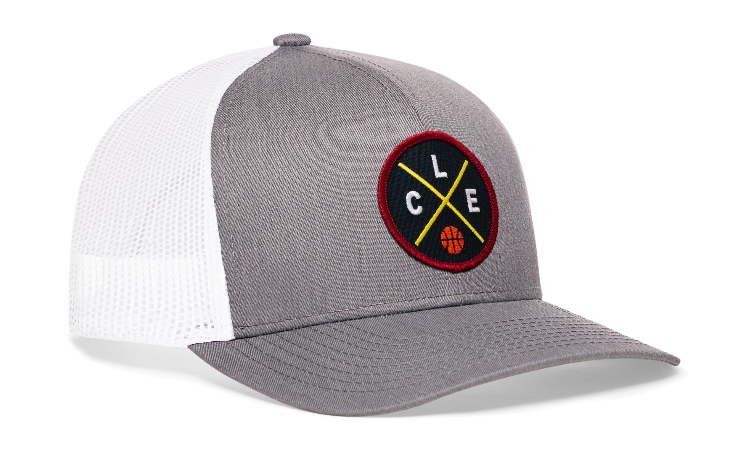 Cleveland Trucker Hat  |  CLE X Basketball Snapback