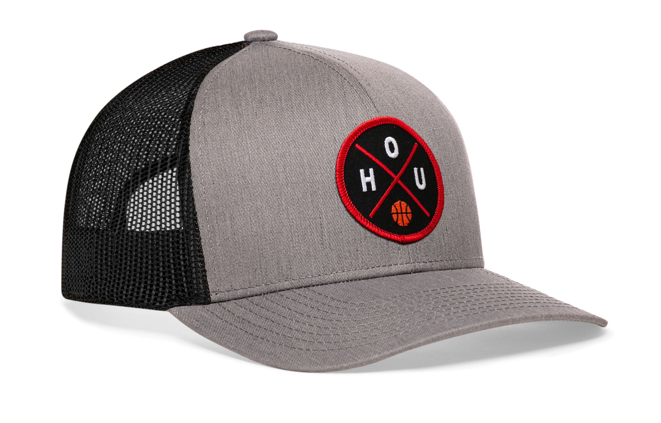 Houston Trucker Hat  |  HOU X Basketball Snapback