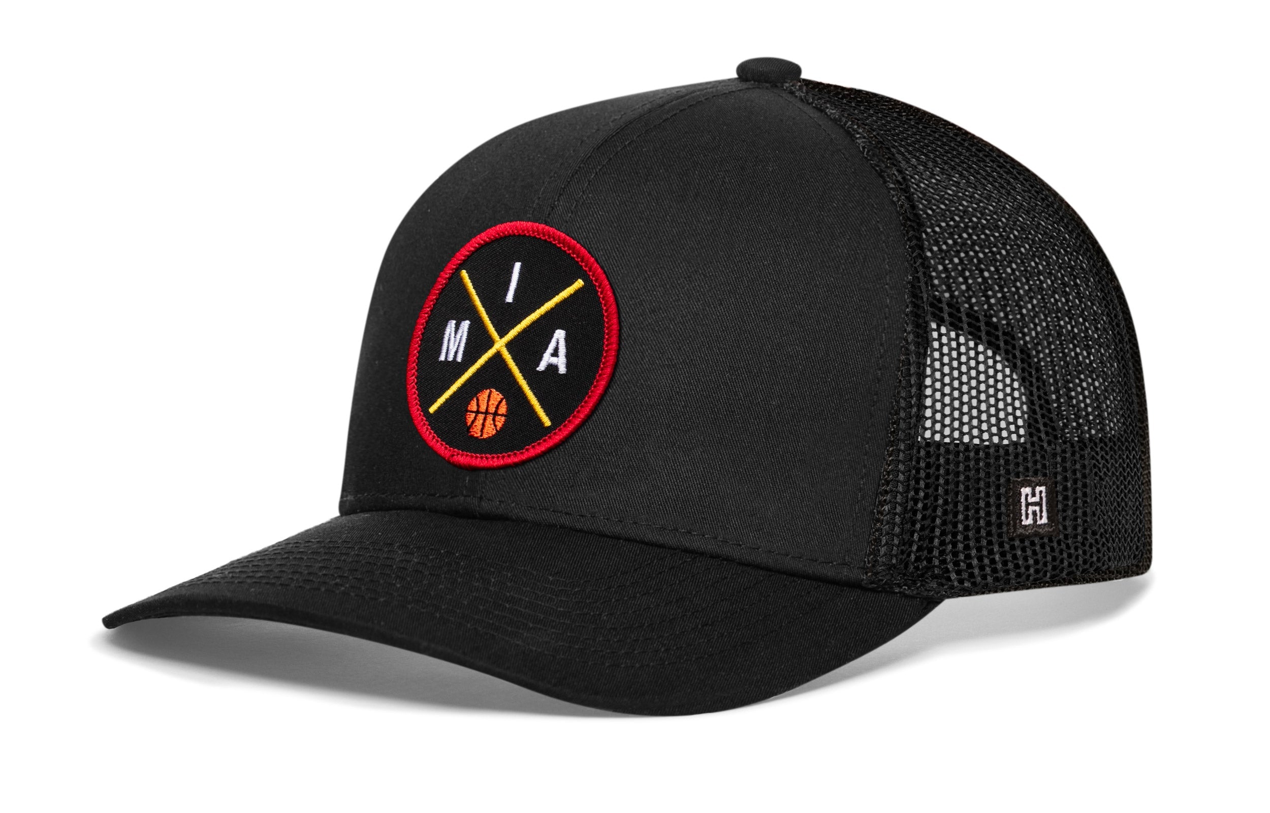 Miami Trucker Hat  |  MIA X Basketball Snapback