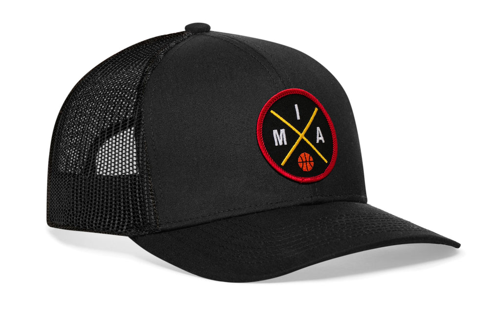 Miami Trucker Hat  |  MIA X Basketball Snapback