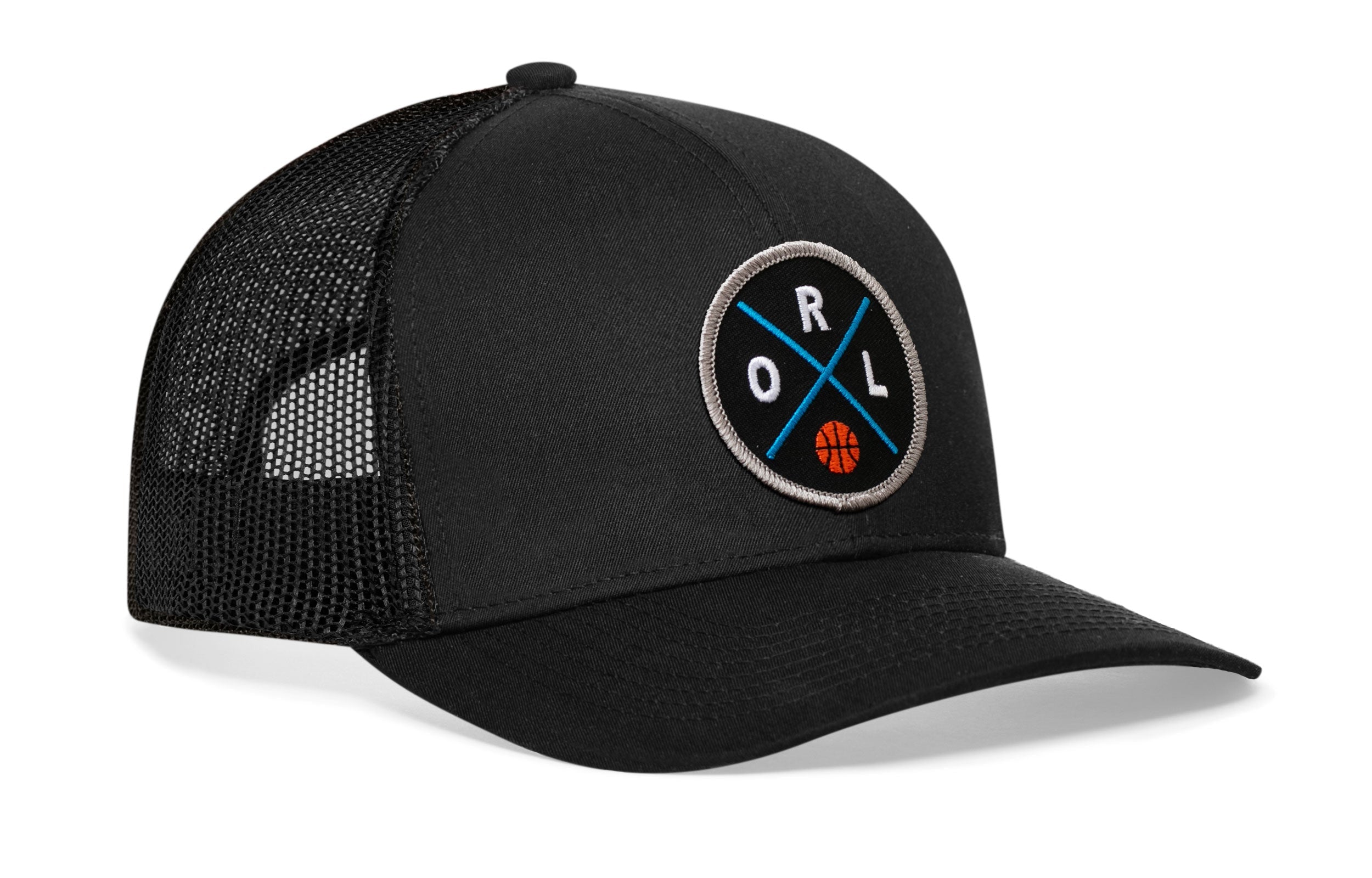 Orlando Trucker Hat  |  ORL X Basketball Snapback