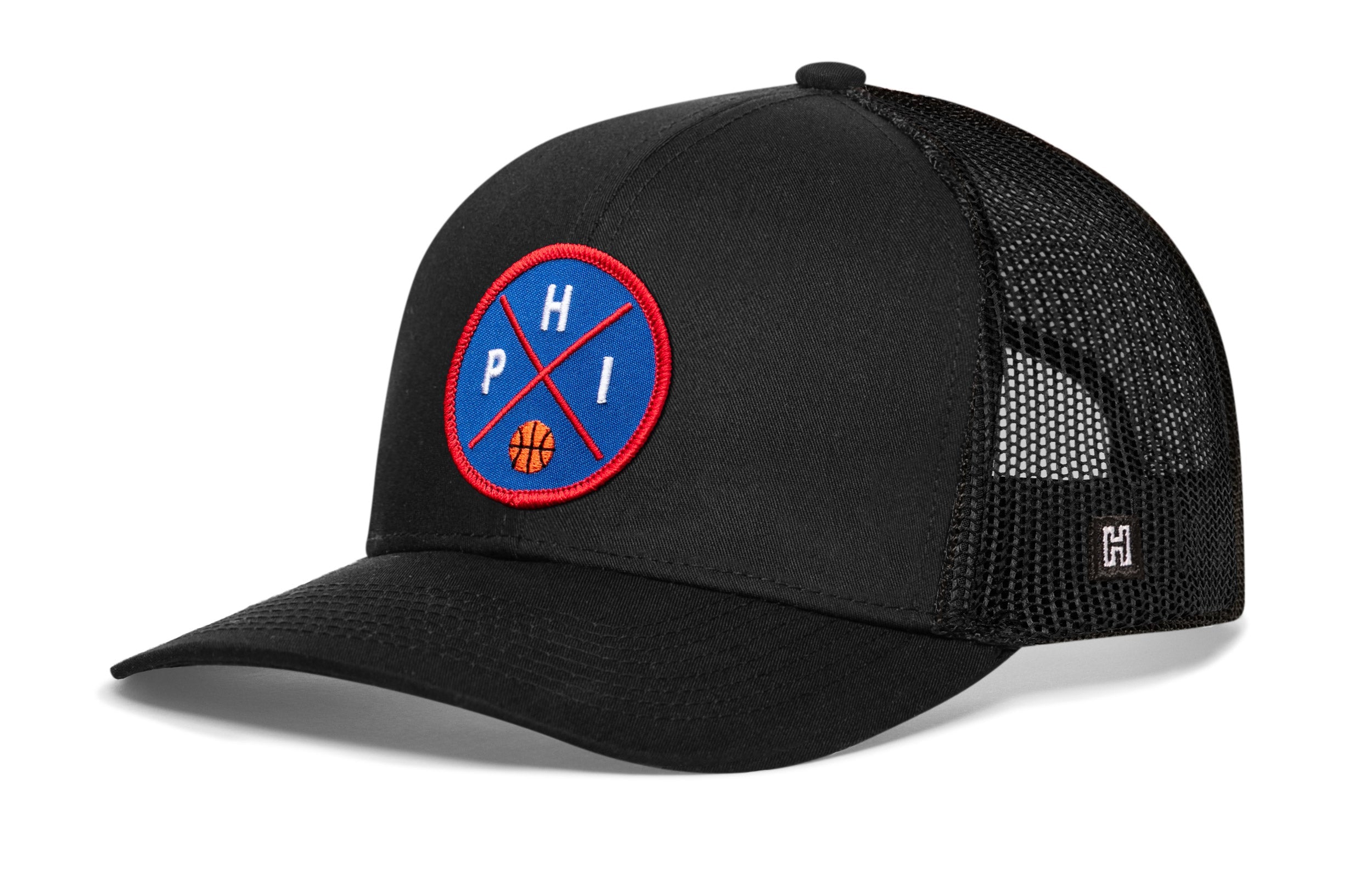 Philadelphia Trucker Hat  |  PHI X Basketball Snapback