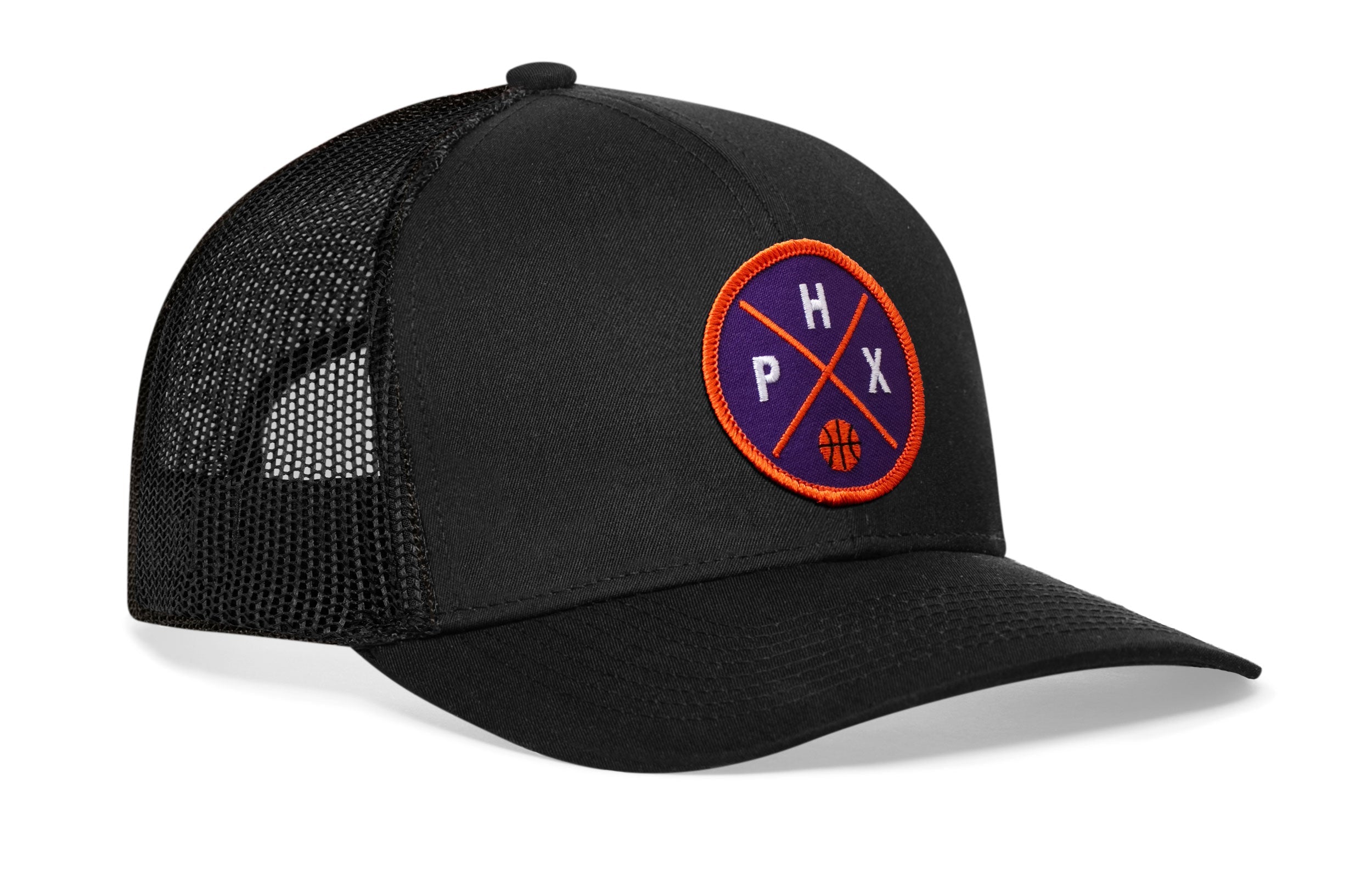Phoenix Trucker Hat  |  PHX X Basketball Snapback