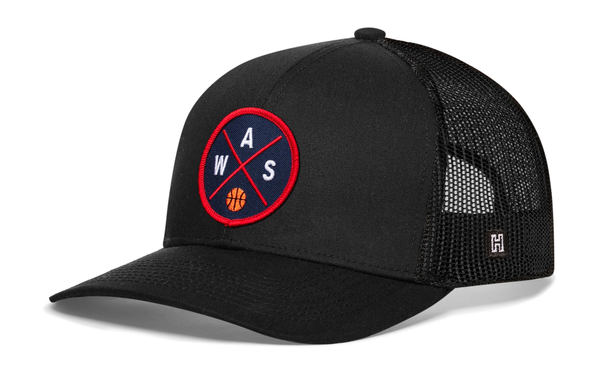 Washington DC Trucker Hat  |  WAS X Basketball Snapback