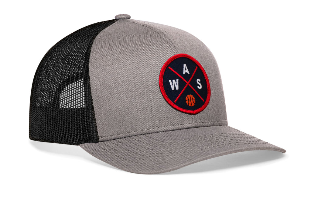 Washington DC Trucker Hat  |  WAS X Basketball Snapback