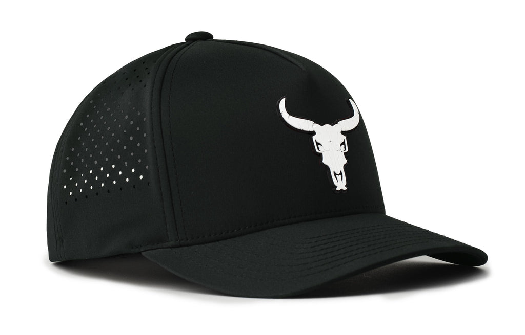 Bull Skull Performance 5-Panel Hat  |  Steer Flexfit® Snapback