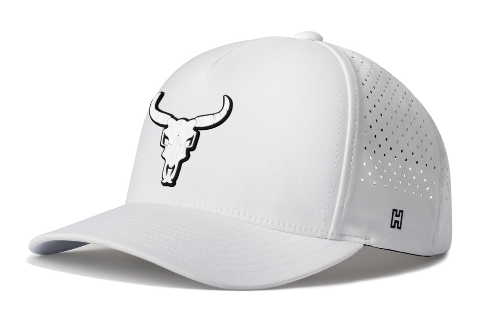 Bull Skull Performance 5-Panel Hat  |  Steer Flexfit® Snapback