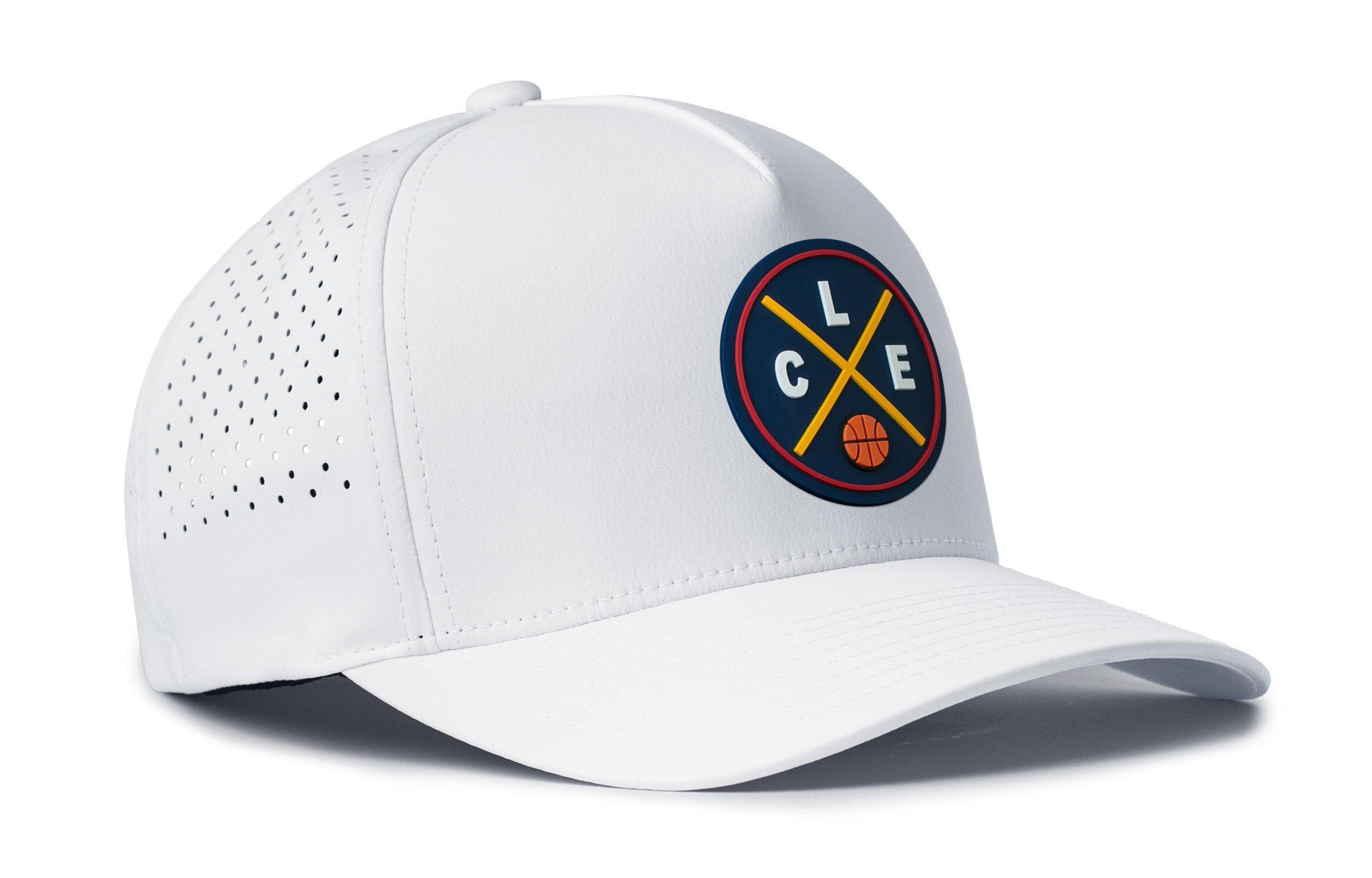Cleveland Basketball Performance 5-Panel Hat  |  CLE X Flexfit® Snapback