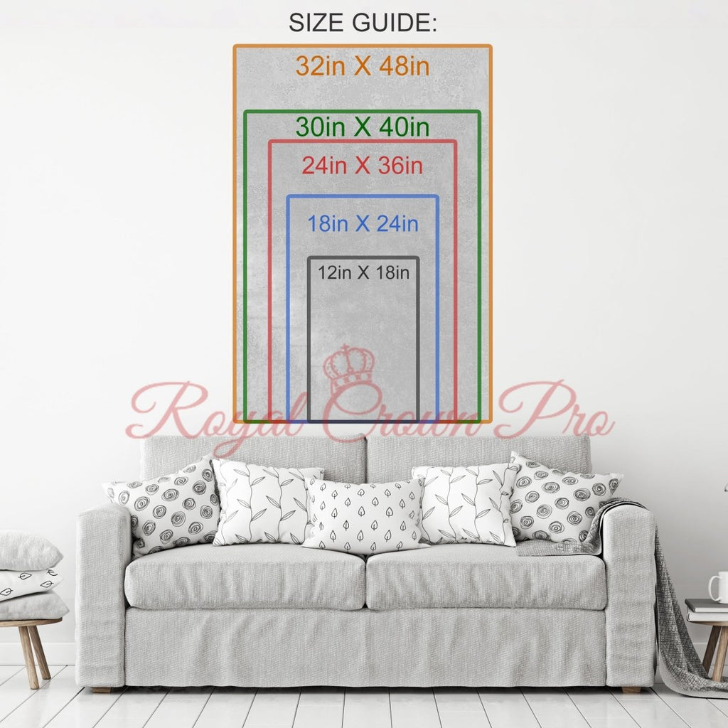 In God We Trust All Others Pay In Ca$h Canvas Wall Art, Ben Franklin Gangster Art, Hustle Print