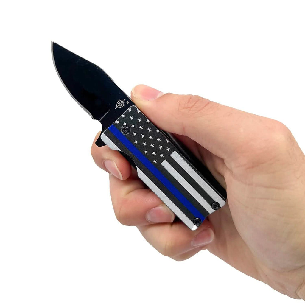 Lighter Holder and Spring Assisted Pocket Knife