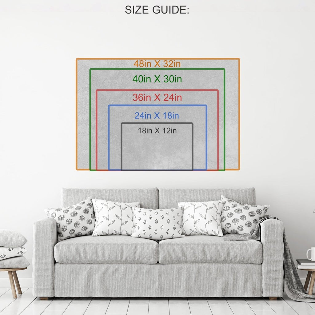Lion Among The Sheep Canvas Wall Art, Motivational Decor