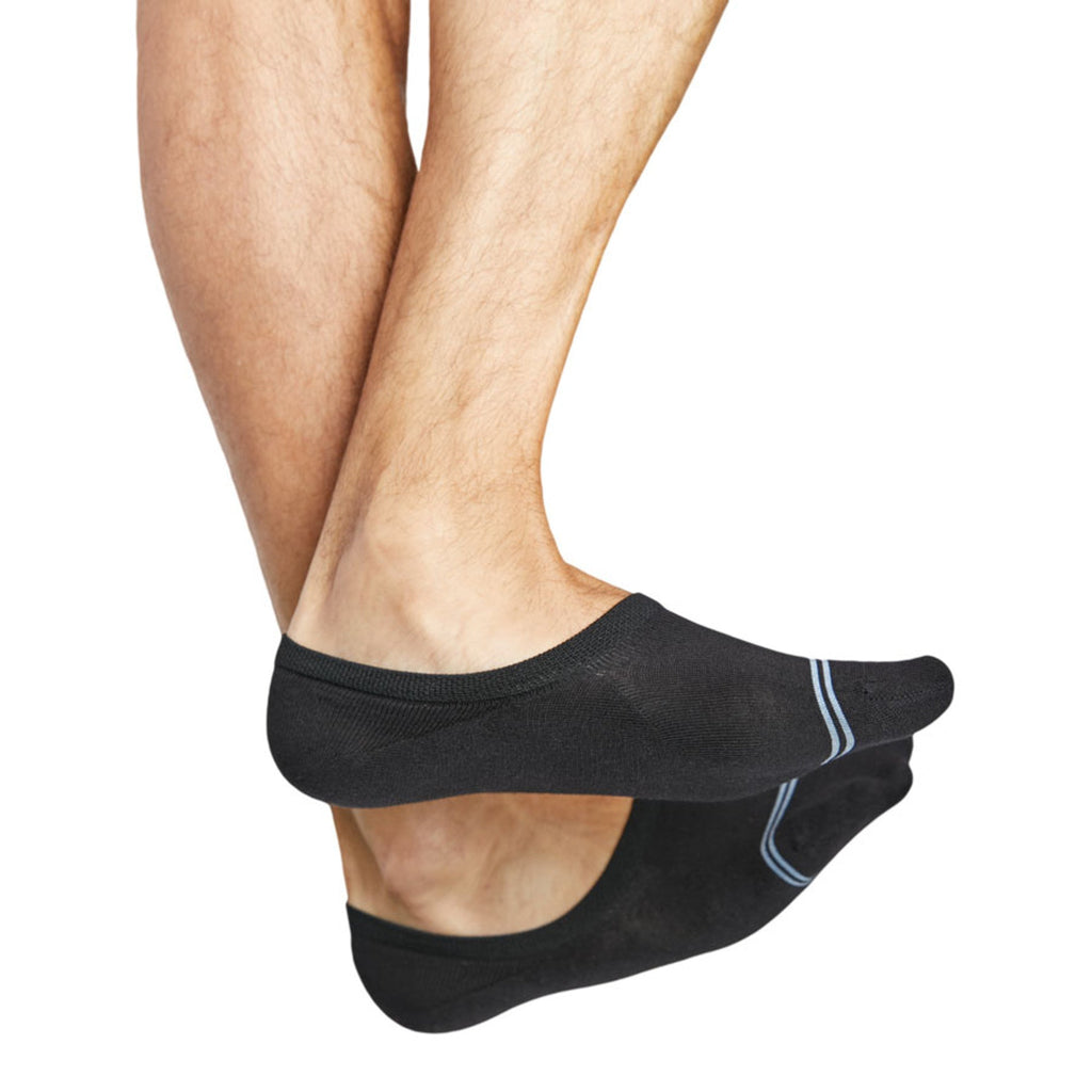 Luna Black No Show Socks
