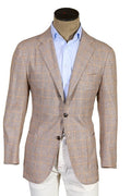 Kiton Checked Cashmere Sport Jacket