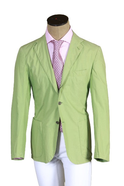 Kiton Solid Cotton Sport Jacket