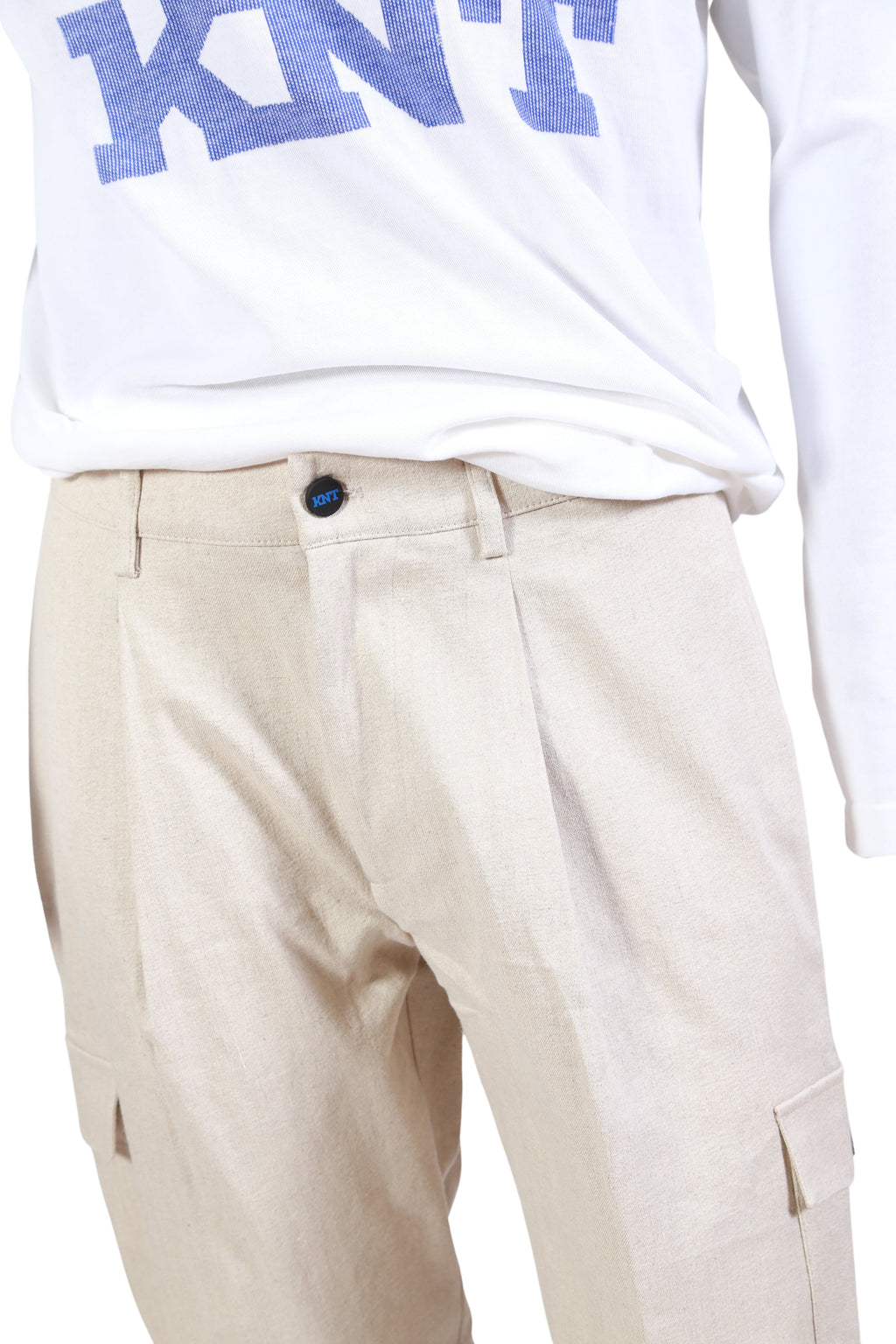 KNT by Kiton Wool Cargo Pants