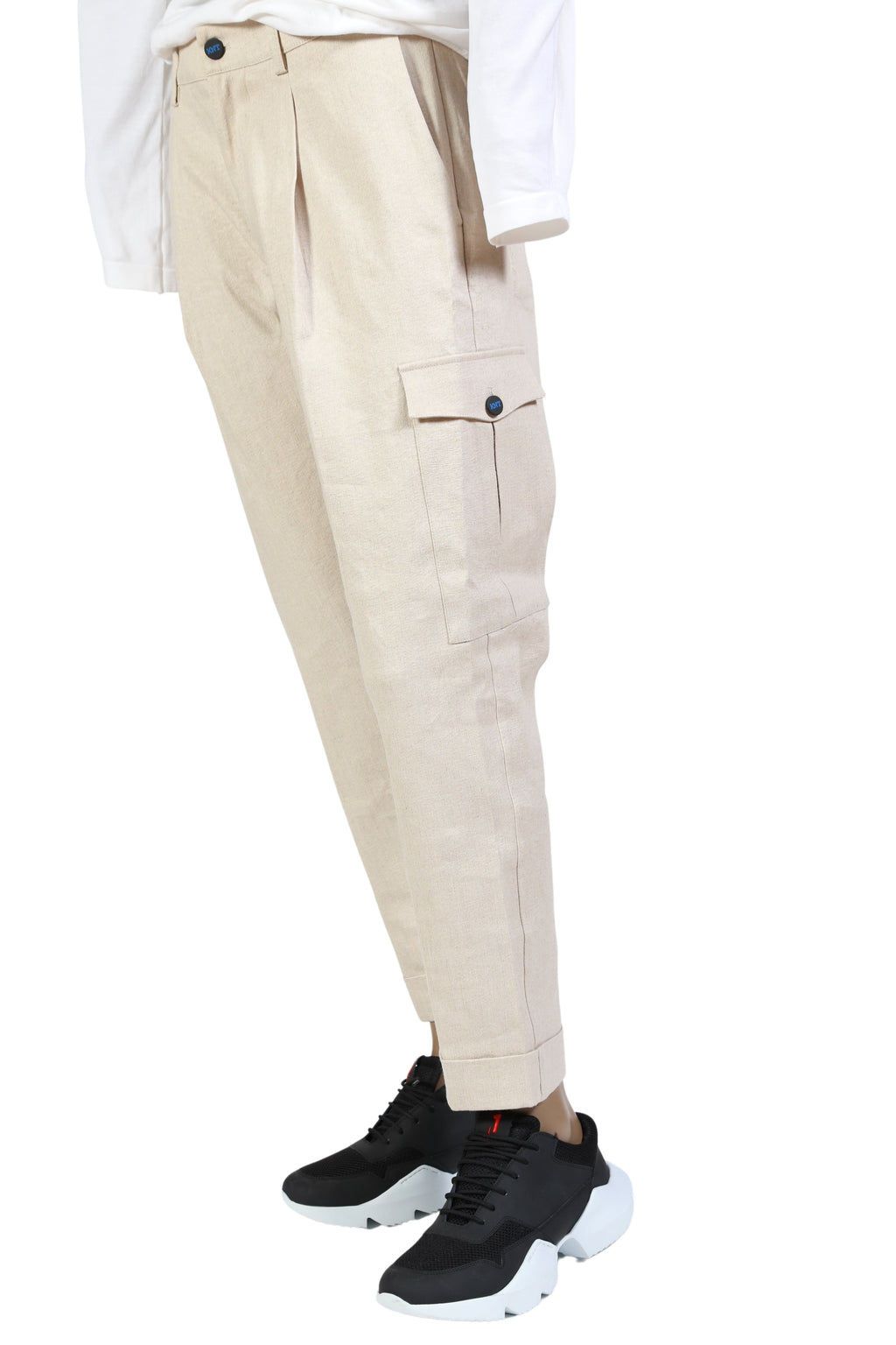 KNT by Kiton Wool Cargo Pants