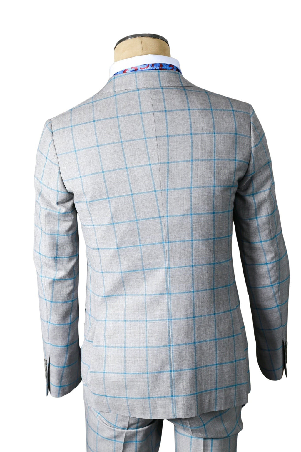 Carlo Barbera Checked Wool Suit (Super 170's Wool)