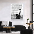 Rocky Balboa Canvas Wall Art, Motivational Wall Art, Rocky Balboa Decor, Gym Sign, Fitness Studio, CrossFit Decor, Rocky Balboa Quote