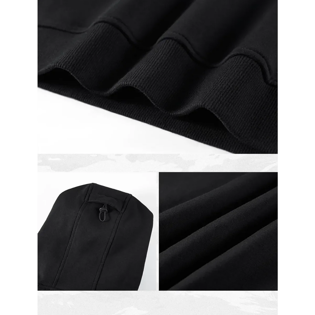 Techwear High Neck Hoodie