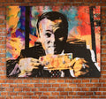 Wolf Of Wall Street Money Talks Abstract Canvas Wall Art, Invincible Wolf Wall Street