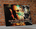 You Are A Product Of Your Choices, Eminem Art, Abstract Canvas Wall Art Motivational Quote